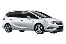 Car Hire Biggleswade - Vauxhall Zafira 5 + 2 - Minibus hire Biggleswade